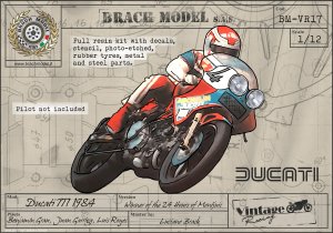 画像1: Brach Model[BM-VR17]1/12 ドゥカティ TT1 1984 (1)