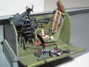 画像2: BrachModel[BM-W05]1/32P47D　サンダーボルト　バブルトップインテリアセット（ハセガワ用） (2)
