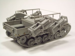 画像2: BrachModel[BM-114]1/35　ロレーヌ 37L (f)28cmロケット砲搭載自走砲フルレジンキット (2)