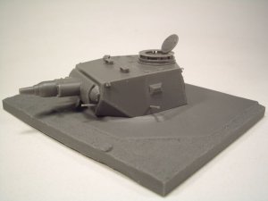 画像2: BrachModel[BM-127]1/35  WWII独 V.K.30.01 砲塔トーチカセット(フルレジンキット) (2)