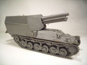 画像1: BrachModel[BM-129]1/35  WWII 独 Sd.kfz.135/1 ロレーヌシュレッパー自走砲 15cm sFH13/1 搭載自走砲「アフリカ軍団」(フルレジンキット) (1)