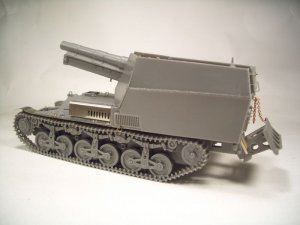 画像5: BrachModel[BM-129]1/35  WWII 独 Sd.kfz.135/1 ロレーヌシュレッパー自走砲 15cm sFH13/1 搭載自走砲「アフリカ軍団」(フルレジンキット) (5)