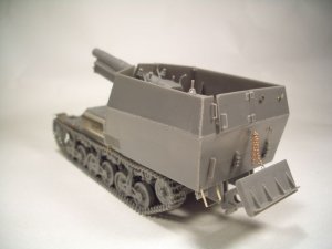 画像4: BrachModel[BM-129]1/35  WWII 独 Sd.kfz.135/1 ロレーヌシュレッパー自走砲 15cm sFH13/1 搭載自走砲「アフリカ軍団」(フルレジンキット) (4)