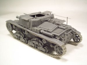 画像2: BrachModel[BM-135]1/35 WWII伊 M14カルロアルマート指揮戦車 フルレジンキット (2)