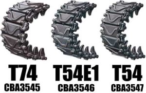 画像4: ブロンコ[CBA3550]米・シャーマン用ダックビルズ不整地用履帯部材パート２ (4)