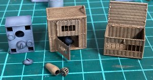 画像2: CHINO MODEL[CM-033]1/35 伝書鳩の籠 (2)