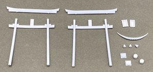 画像3: CHINO MODEL[CM-034A]1/35 鳥居 3.5寸 (3)