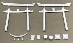 画像3: CHINO MODEL[CM-034B]1/35 鳥居 8寸 (3)