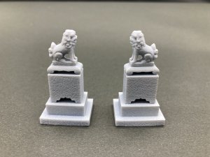 画像3: CHINO MODEL[CM-036]1/35 狛犬 (3)