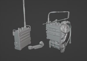 画像3: CHINO MODEL[CM-124]1/35 PRC-25無線機セット (3)