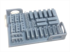 画像2: CHINO MODEL[CM-145A]1/35 MG34/42機関銃用弾薬箱セット(前期型) (2)