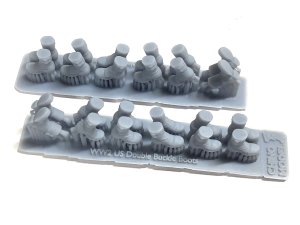 画像2: CHINO MODEL[CM-180]1/35 WW2 US ツーバックルシューズ (2)