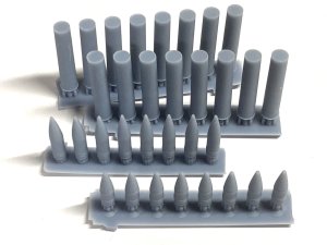 画像2: CHINO MODEL[CM-205]1/35 12.8cm PaK 44 砲弾セット (2)