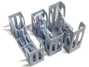 画像2: CHINO MODEL[CM-206B]1/35 三年式機関銃+射手3体セット (2)