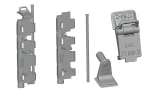 画像2: CHINO MODEL[CM-214]1/35 ティーガーI用予備履帯ホルダーセット (2)