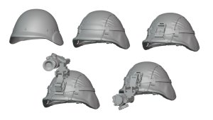 画像2: CHINO MODEL[CM-215]1/35 88式鉄帽 (2)