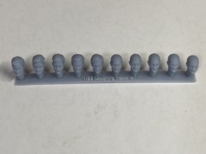 画像2: CHINO MODEL[CMRG35031]1/35 西洋人ヘッドパーツ 笑いの表情セット (2)