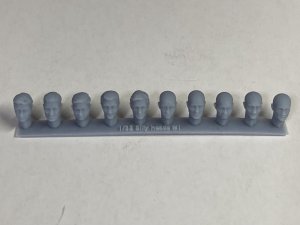 画像2: CHINO MODEL[CMRG35038]1/35 西洋人ヘッドパーツ おどけた表情セット (2)