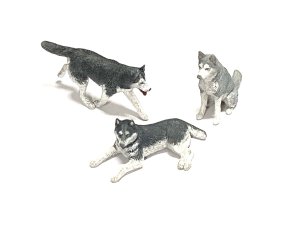 画像2: CHINO MODEL[CMW-019]1/35 シベリアンハスキーセット (2)