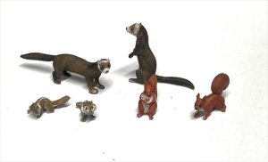 画像2: CHINO MODEL[CMW-020]1/35 小動物セット (2)