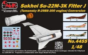 画像1: CMK[CMK4455]1/48 スホーイ Su-22M-3K フィッターJ (R-29-BS300エンジン搭載) 改造セット(キティーホーク用) (1)