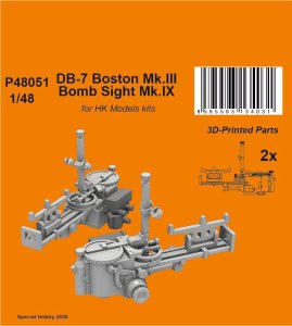 画像1: CMK[CMKP48051]1/48 DB-7 ボストン Mk.IIIMk.IX 爆撃照準器 (2個入) (HKモデル用) (1)