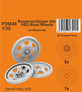 画像1: CMK[CMKP35048]1/35 ラウペンシュレッパー Ost RSO転輪 (9個入) (ミニアート用) (1)