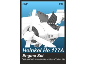 画像1: CMK[CMK4520]1/48 He177A グライフ エンジンベイ (スペシャルホビー用) (1)