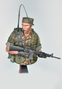 画像2: コンフリクト・ミニチュアズ[CM-B02]1/16バスト 現用 アメリカ海兵隊FASTチームの兵士 パナマ1989 (2)