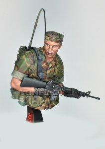 画像3: コンフリクト・ミニチュアズ[CM-B02]1/16バスト 現用 アメリカ海兵隊FASTチームの兵士 パナマ1989 (3)