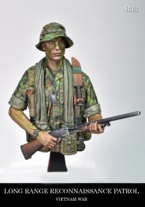画像1: コンフリクト・ミニチュアズ[CM-B03]1/16バスト 現用 アメリカ陸軍 特殊長距離偵察パトロール(LRRP)の兵士 ベトナム戦争 (1)