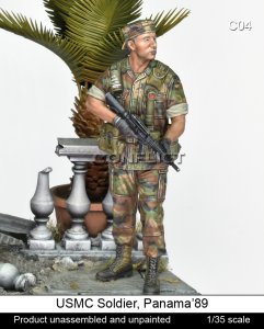 画像1: コンフリクト・ミニチュアズ[CM-C04]1/35 現用 アメリカ 海兵隊の兵士 パナマ1989 (1)