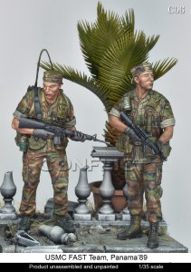 画像1: コンフリクト・ミニチュアズ[CM-C06]1/35 現用 アメリカ 海兵隊FASTチームセット パナマ1989(2体入) (1)
