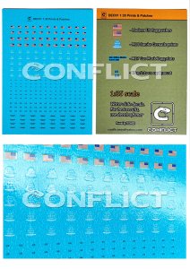 画像2: コンフリクト・ミニチュアズ[CM-DEC01]1/35 現用 アメリカ 装備品プリント&軍装パッチセット (2)