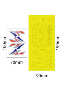 画像7: Crossdelta[CDLJ48001T]1/48 F-16C HAVE GLASS #1 (7)
