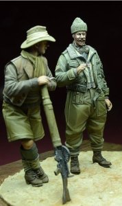 画像3: D-Day miniature studio[DD35061］1/35 WWII英 LRDG 兵士セット 北アフリカ 1940-43(2体セット) (3)