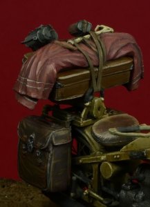 画像2: D-Day miniature studio[DD35082]1/35 WWII独 ヘルマンゲーリング師団 将校+バイクアクセサリーセット (2)