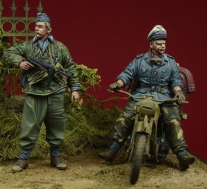 画像2: D-Day miniature studio[DD35084]1/35 WWII独 ヘルマンゲーリング師団 兵士セット(2体セット) (2)