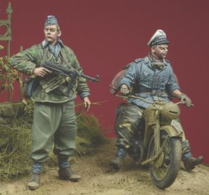 画像4: D-Day miniature studio[DD35084]1/35 WWII独 ヘルマンゲーリング師団 兵士セット(2体セット) (4)