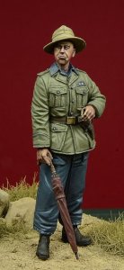 画像2: D-Day miniature studio[DD35086]1/35 WWII独 1/35 コンドル軍団 装甲部隊将校 #2 (2)