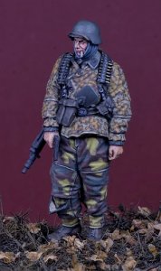 画像3: D-Day miniature studio[DD35206]1/35 WWII ドイツ武装親衛隊 MG42機関銃手 ハンセン戦闘団 アルデンヌ1944 (3)