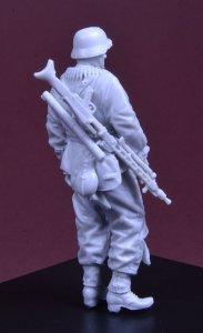 画像4: D-Day miniature studio[DD35206]1/35 WWII ドイツ武装親衛隊 MG42機関銃手 ハンセン戦闘団 アルデンヌ1944 (4)