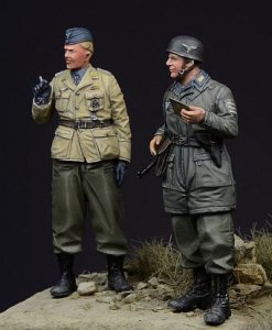 画像2: D-Day miniature studio[DD35003］ 1/35 WWII 独 降下猟兵2体セット クレタ1941 (2)