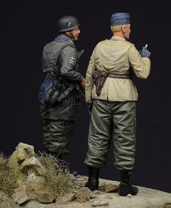 画像4: D-Day miniature studio[DD35003］ 1/35 WWII 独 降下猟兵2体セット クレタ1941 (4)