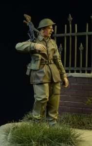 画像4: D-Day miniature studio[DD35014］ 1/35 WWII 英/英連邦歩兵 ブレン機銃手 行軍中 1942-1945 (4)