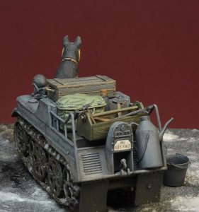 画像4: D-Day miniature studio[DD35197]1/35 WWII ドイツ空軍ケッテンクラート用アクセサリーセット(番犬付) (4)