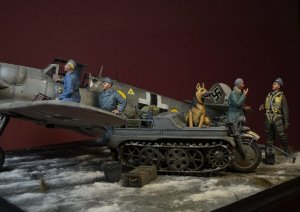 画像3: D-Day miniature studio[DD35198]1/35 WWII ドイツ空軍整備班ビックセット フランツ・スティグラー＆カンパニー (3)
