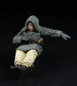 画像2: D-Day miniature studio[DD35294]1/35 WWII ドイツ 武装SS シュビムワーゲン機関銃手 1943-45年冬(タミヤ用) (2)