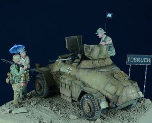 画像2: D-Day miniature studio[DD72002］ 1/72 アフリカ軍団 #1(3体セット) (2)