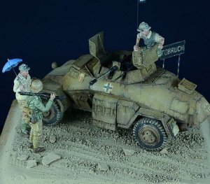 画像4: D-Day miniature studio[DD72002］ 1/72 アフリカ軍団 #1(3体セット) (4)